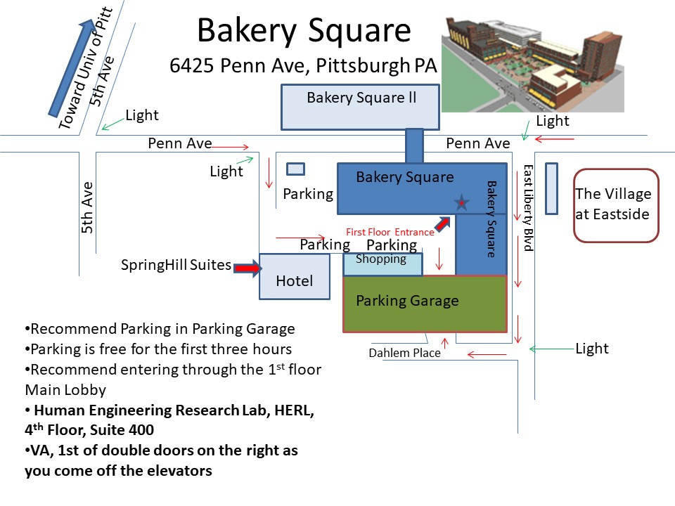 Bakery Square map